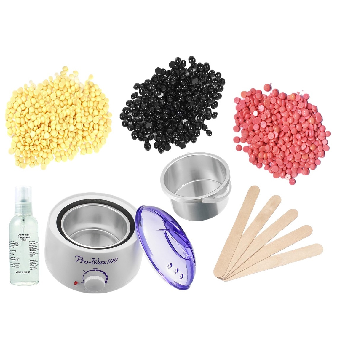 Kit Epilare No.622 cu Ceara Epilare Granule Refolosibila - Triple Wax (3x100g)