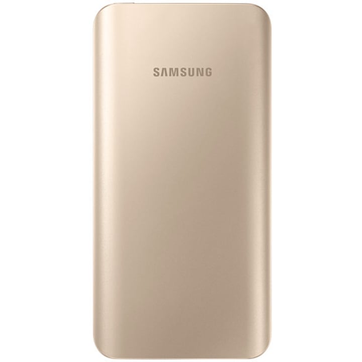 Универсална външна батерия Samsung, 5200 mAh, Златиста