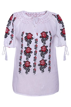 Bluza dama tip ie, dae507, Alb Bluza dama tip ie, dae507, Alb
