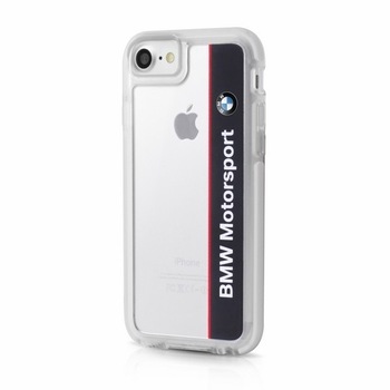 Husa de protectie BMW pentru Apple iPhone 7, aluminiu/carbon, transparent Husa de protectie BMW pentru Apple iPhone 7, aluminiu/carbon, transparent