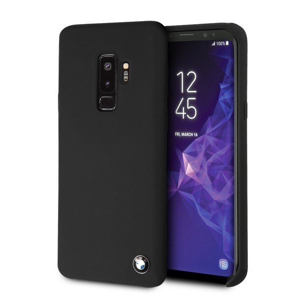 Husa de protectie BMW pentru Samsung Galaxy S9 Plus, silicon, negru