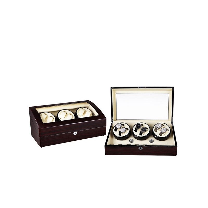 Dispozitiv pentru intoarcerea ceasurilor automatice Watch Winder 6+7 Nuc