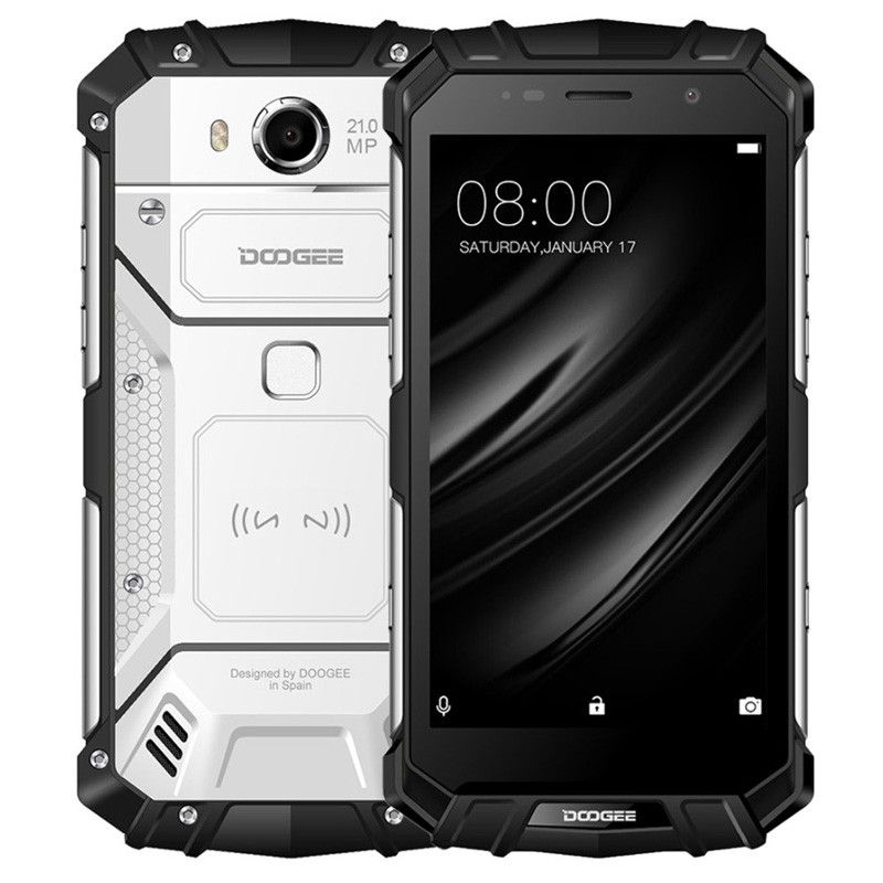 Doogee S60 Mobiltelefon, Ujjlenyomat, Wireless töltés, Dual SIM, Android 7.0, 5.2 inch, 6GB RAM, 64GB ROM, Ezüst Doogee S60 Mobiltelefon, Ujjlenyomat, Wireless töltés, Dual SIM, Android 7.0, 5.2 inch, 6GB RAM, 64GB ROM, Ezüst