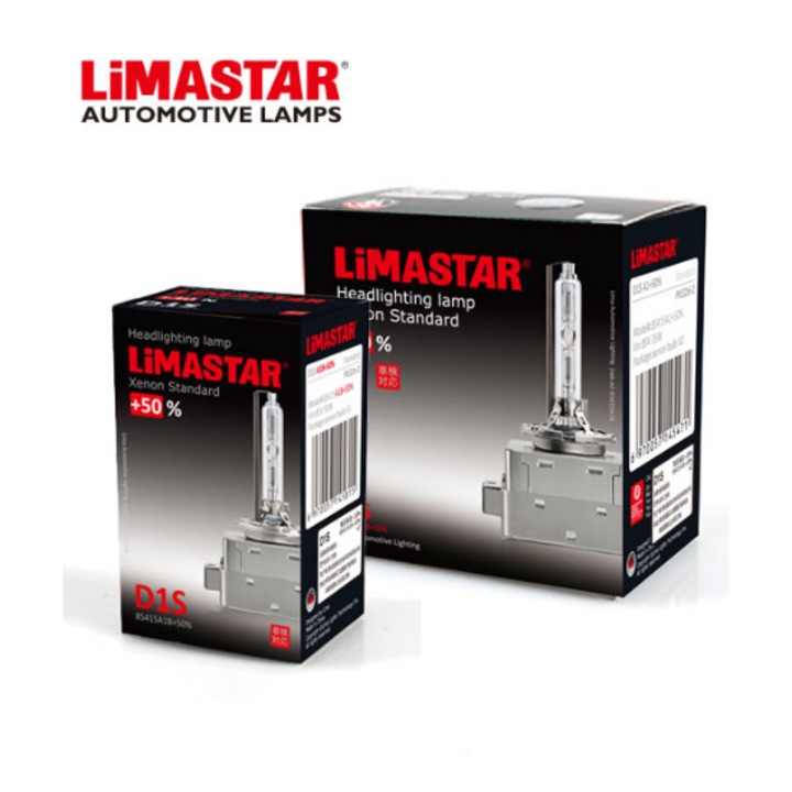 Крушка Xenon Limastar D1S 6000K VISION PLUS +50% , 35W, 1бр