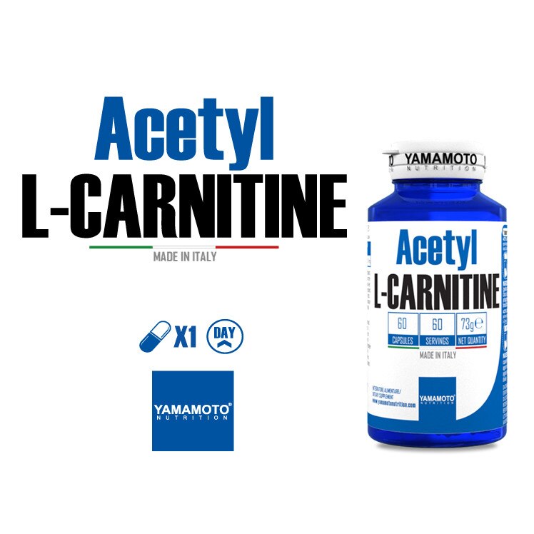 Хранителна добавка Yamamoto Nutrition ACETIL L-carnitine 1000, 60 капсули