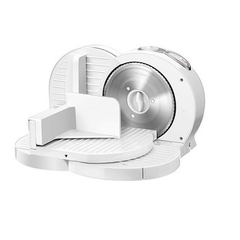 Feliator alimente pliabil. 3 viteze, feliere mezeluri, legume, branzeturi, paine, diametru de 170 mm, 150 W, MKR-03 Feliator alimente pliabil. 3 viteze, feliere mezeluri, legume, branzeturi, paine, diametru de 170 mm, 150 W, MKR-03
