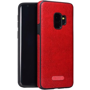 Husa Samsung Galaxy S9 Plus, Leather, Rosu Husa Samsung Galaxy S9 Plus, Leather, Rosu