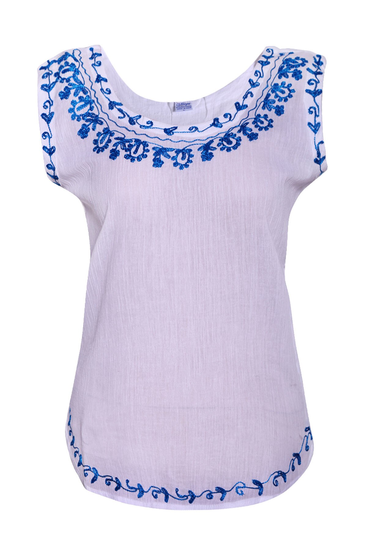 Maiou dama cu motive traditionale, Alb