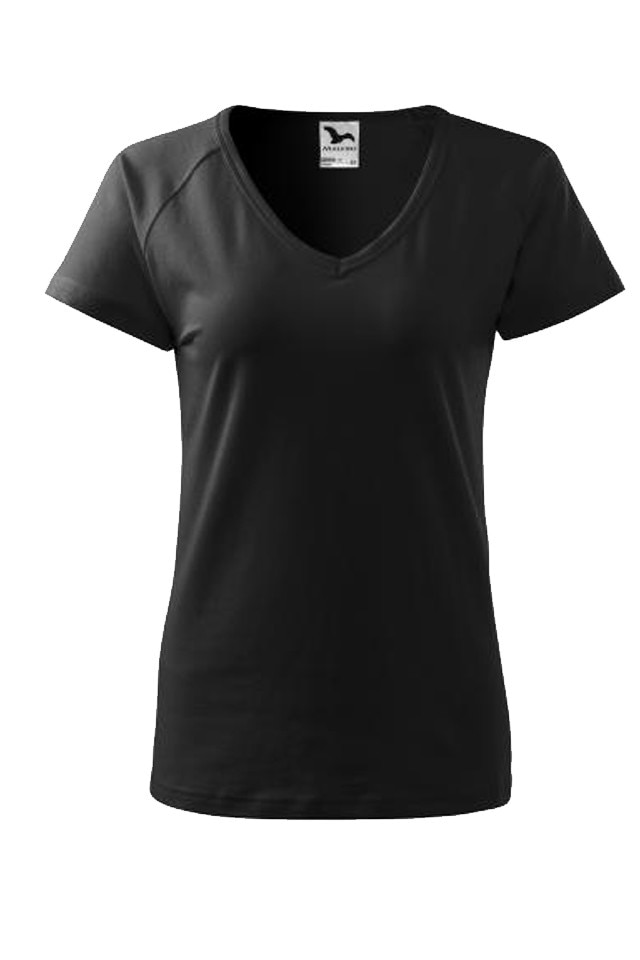 Tricou dama, Malfini, Dream, bumbac, Negru