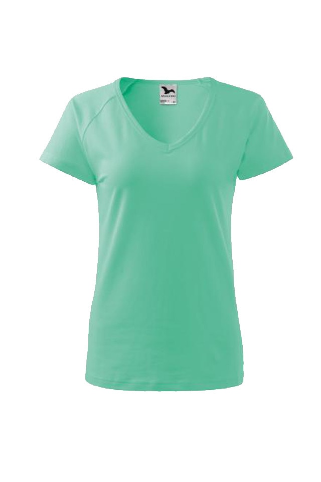 Tricou dama, Malfini, Dream, bumbac, Verde menta