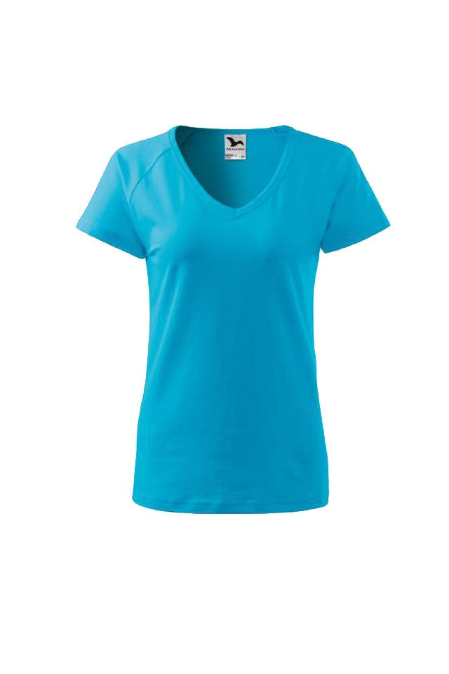 Tricou dama, Malfini, Dream, bumbac, Turcoaz