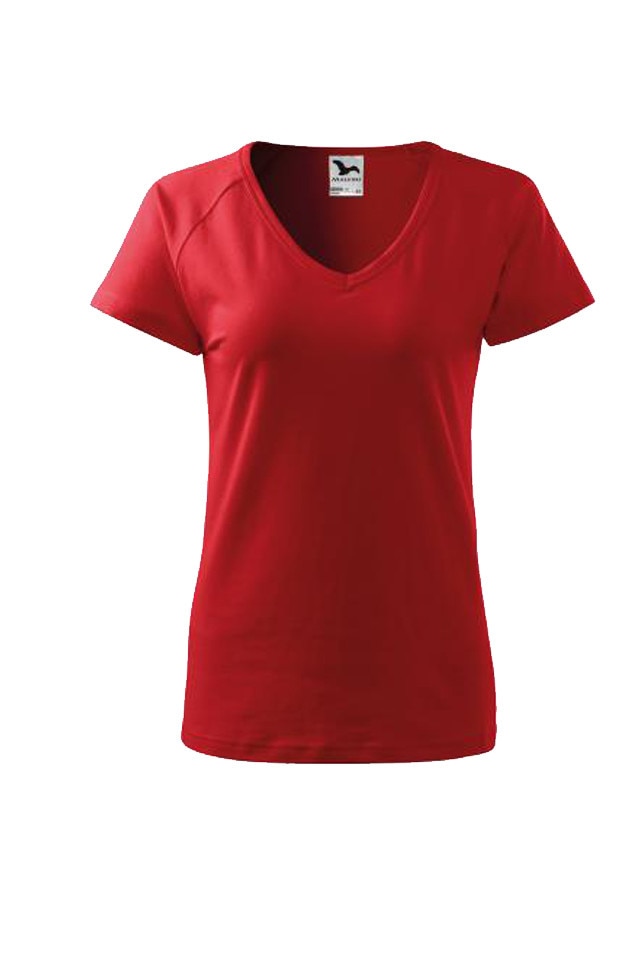 Tricou dama, Malfini, Dream, bumbac, Rosu