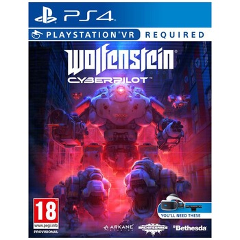 Joc WOLFENSTEIN Cyberpilot (VR) pentru Playstation 4 Joc WOLFENSTEIN Cyberpilot (VR) pentru Playstation 4