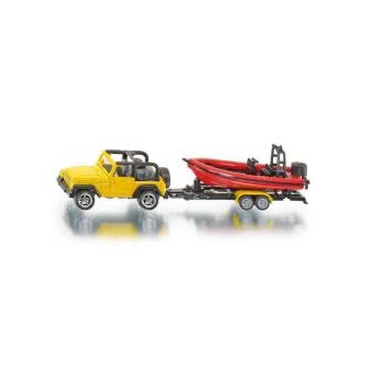 Jeep motorcsónakkal - SIKU