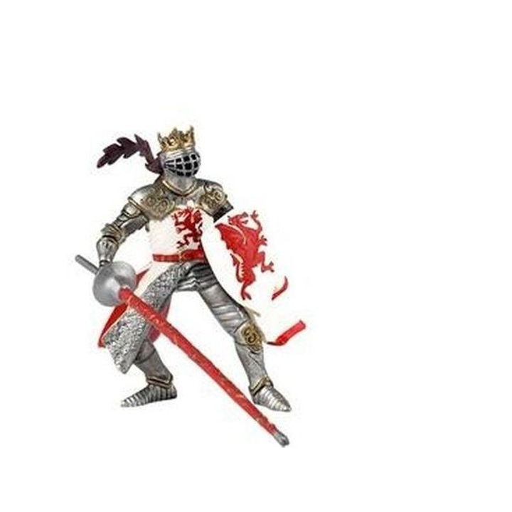 Papo sárkány pajzsos páncélos katona figura