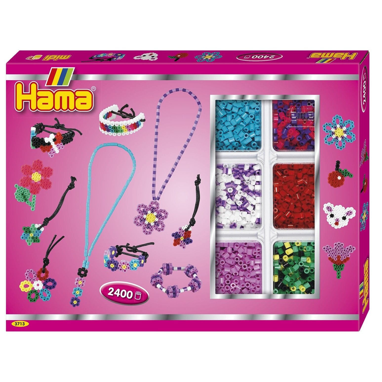 Margele HAMA Midi in cutie 2400 buc PANDANTIV