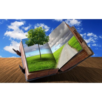 Tablou canvas Cartea stiintei, 45 x 30 cm Tablou canvas Cartea stiintei, 45 x 30 cm