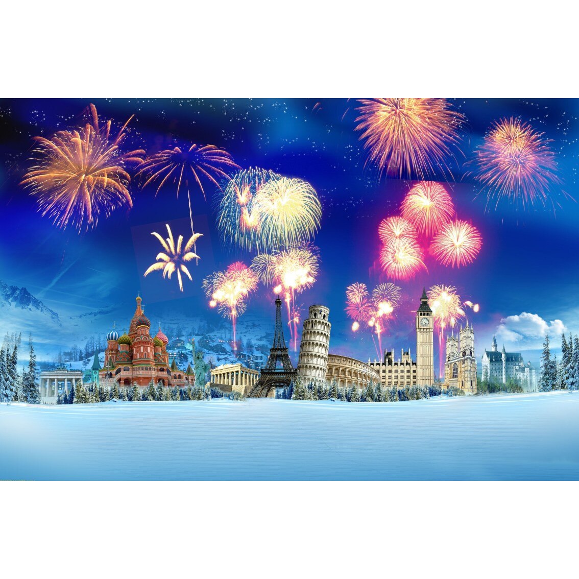 Tablou canvas Sarbatoare pe Terra, 45 x 30 cm