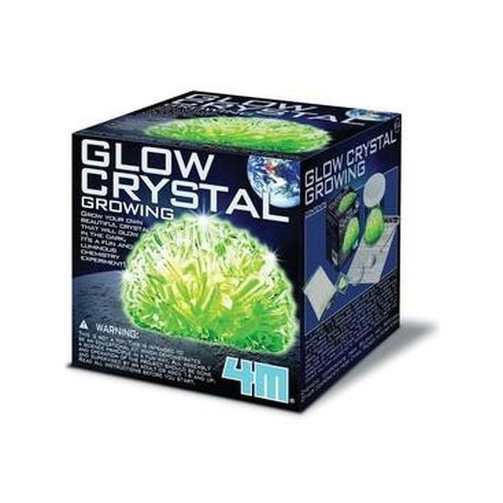 Világító kristálynövesztő készlet