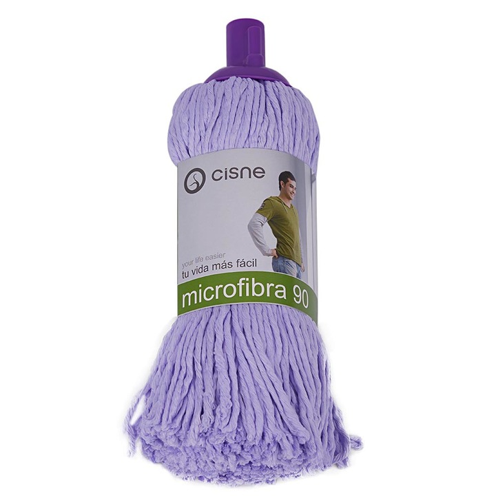 Mop microfibră CISNE, Mov, 150g
