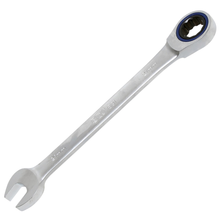 Cheie combinata cu clichet, 21mm, BGS