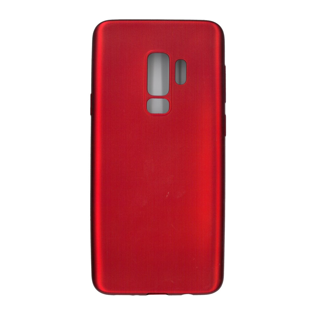 Husa din silicon mat Eurocell pentru Samsung Galaxy S9 Plus, rosu