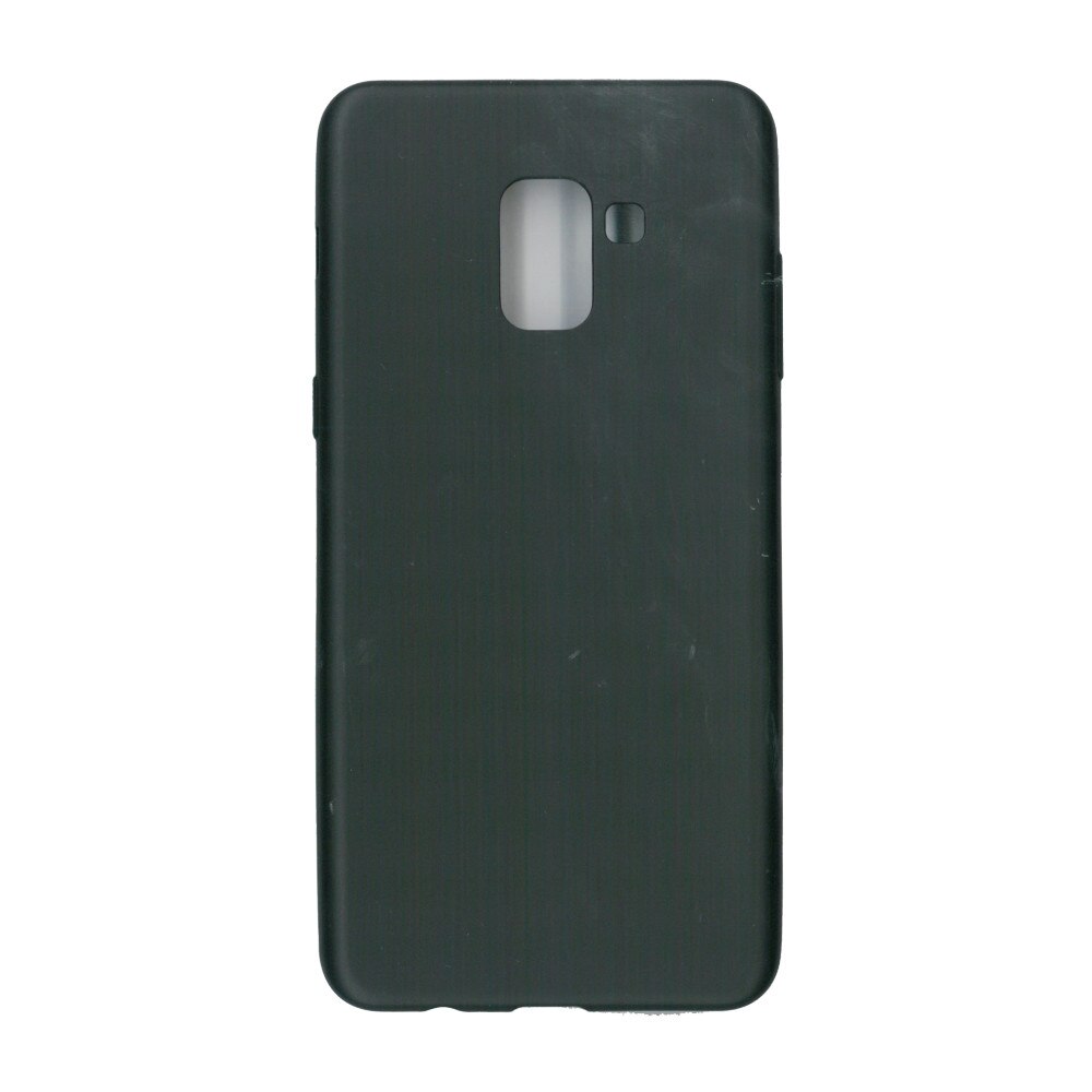 Husa din silicon mat Eurocell pentru Samsung Galaxy A8 Plus 2018, negru