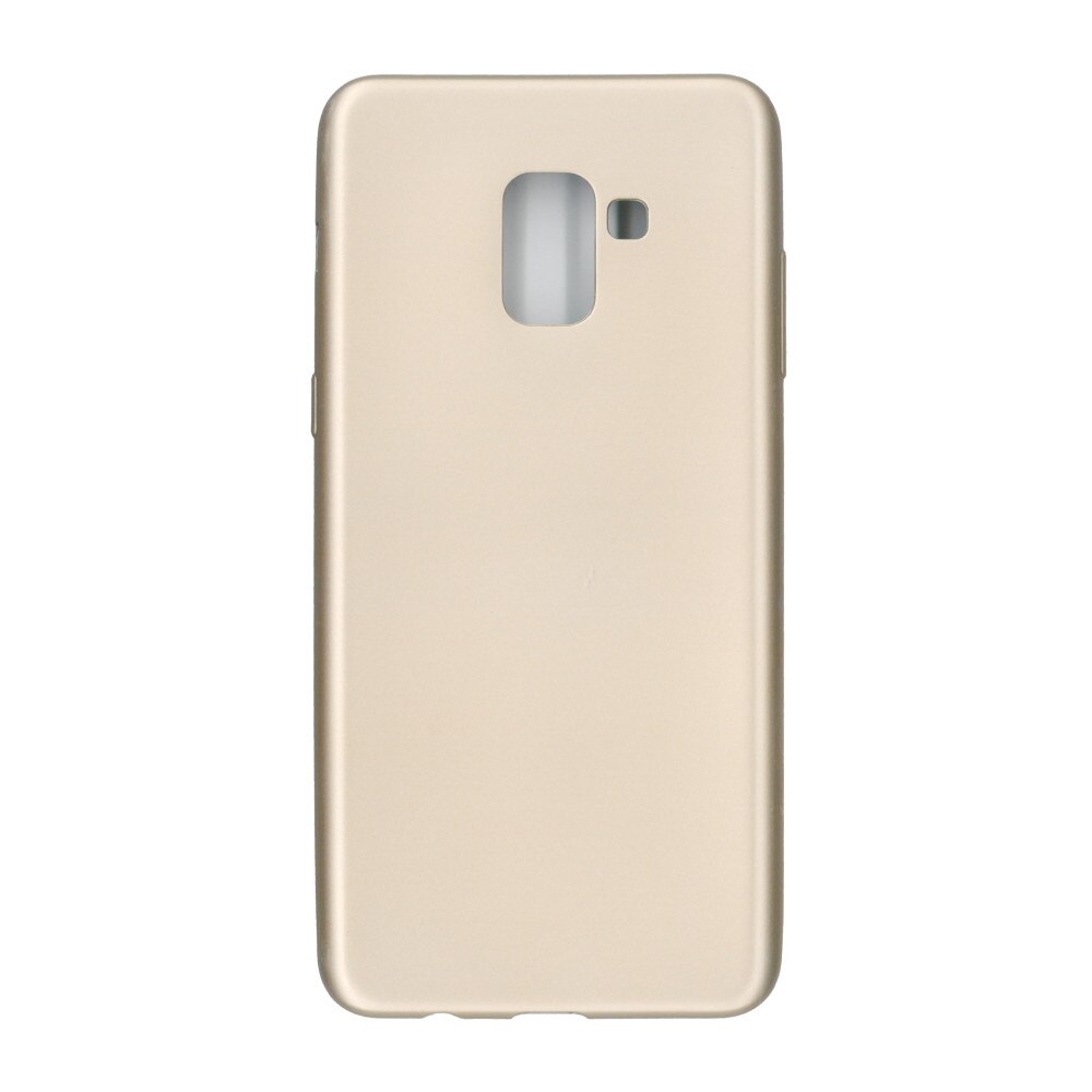 Husa din silicon mat Eurocell pentru Samsung Galaxy A8 Plus 2018, auriu