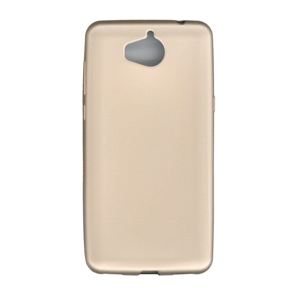 Husa din silicon mat Eurocell pentru Huawei Ascend Y6 2017, auriu