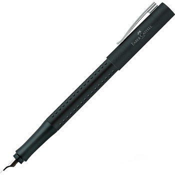 Stilou Faber-Castell Grip 2011, penita F, Negru Stilou Faber-Castell Grip 2011, penita F, Negru
