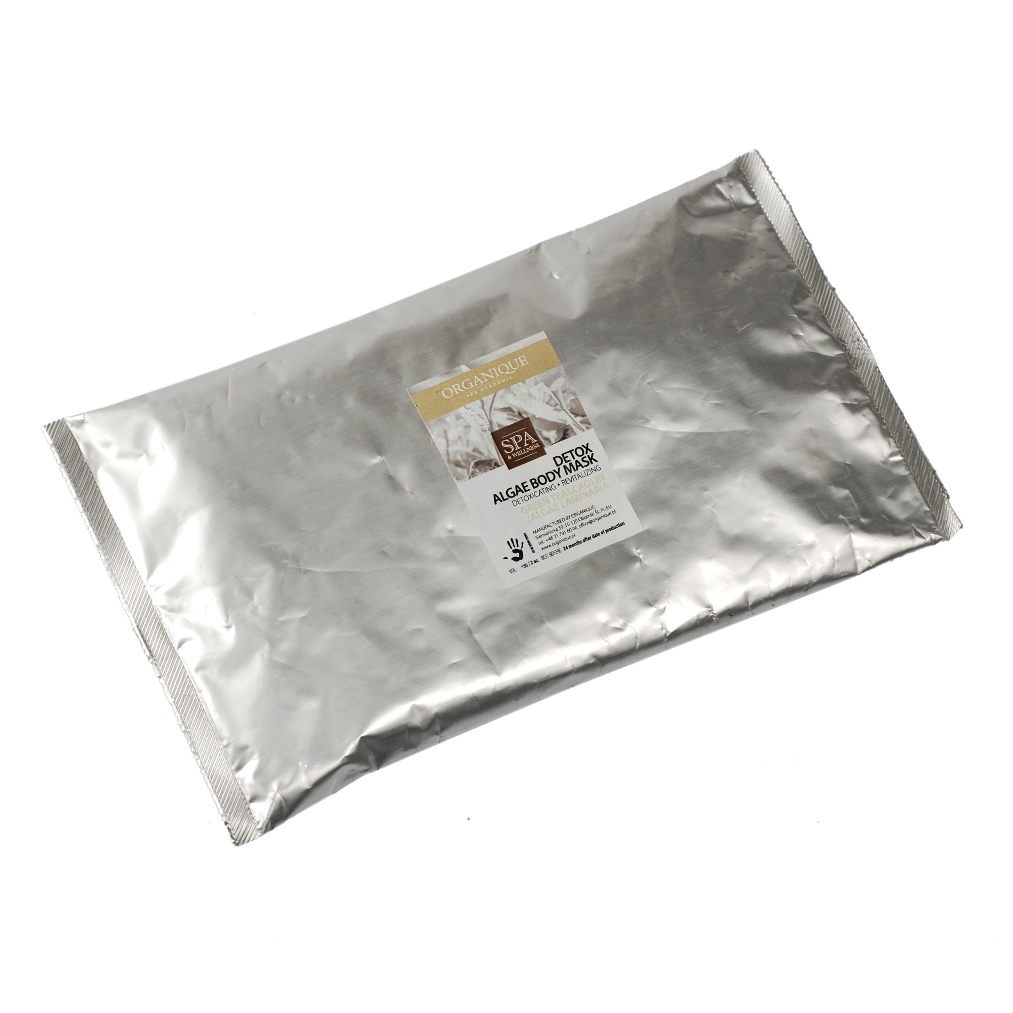 Masca peel-off corporala cu ceai verde si caolin, Organique, 150 gr