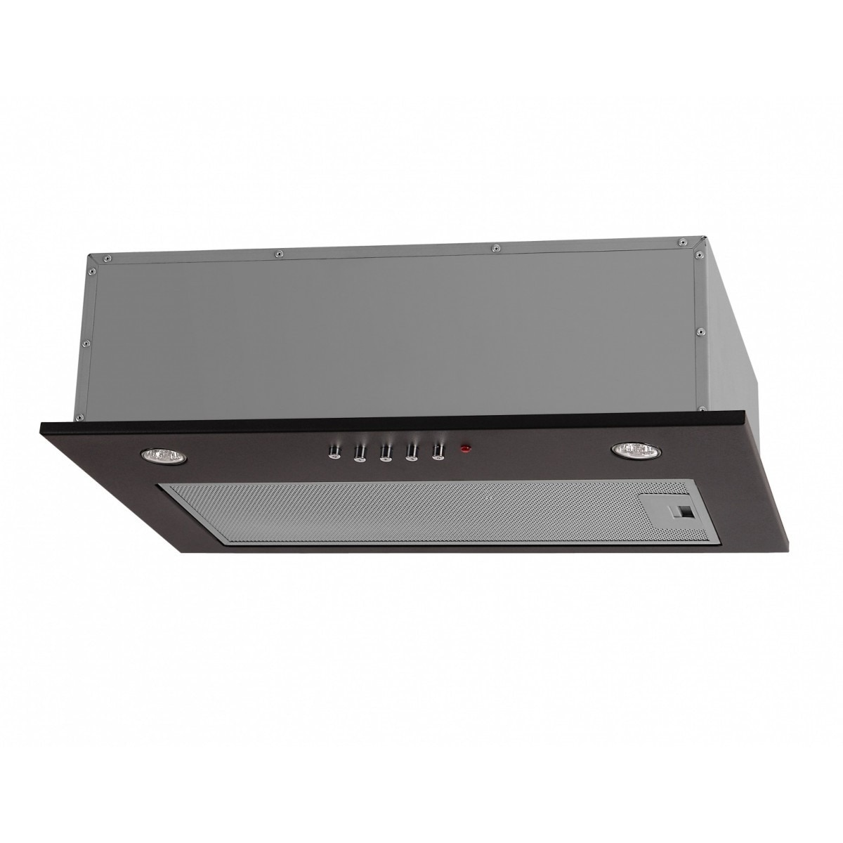 Hota incorporabila telescopica Akpo, Putere de absorbtie 208 m3/h, 53 cm, Negru