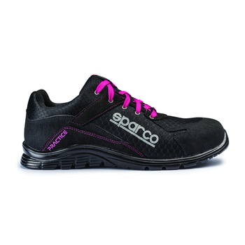 Pantofi protectie S1P, SPARCO Practice, roz cu negru, marimea 39 Pantofi protectie S1P, SPARCO Practice, roz cu negru, marimea 39