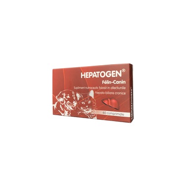 Supliment nutraceutic pentru caini si pisici, Hepatogen Felin - Canin x 60 comprimate Supliment nutraceutic pentru caini si pisici, Hepatogen Felin - Canin x 60 comprimate