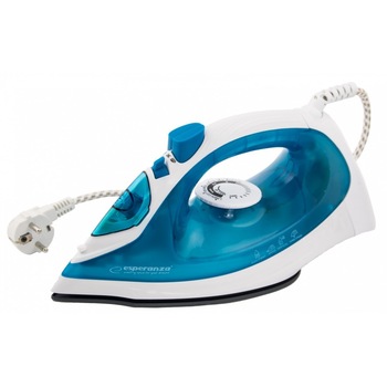 Fier de calcat Esperanza Glider, 2200 W, Albastru / Alb Fier de calcat Esperanza Glider, 2200 W, Albastru / Alb