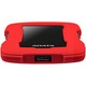 Външен хард диск ADATA Durable HD330 2TB, Shock Sensor, 2.5", USB 3.2, Червен