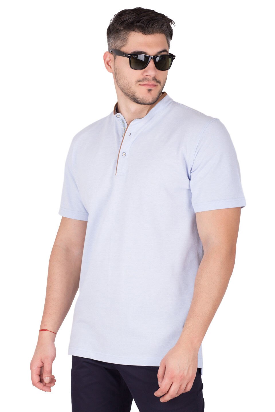 Tricou STYLER, model 93317, albastru, Albastru, 2XL