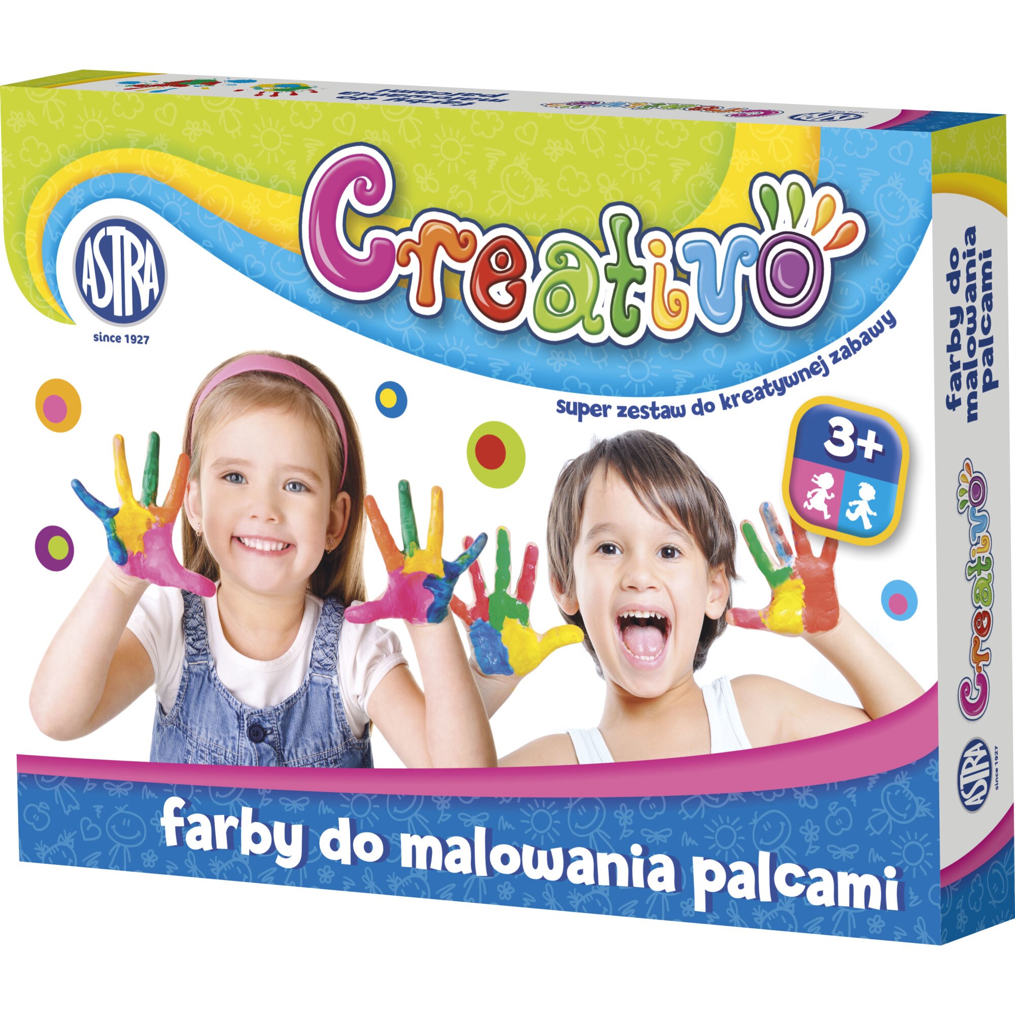Set acuarele Finger Paint