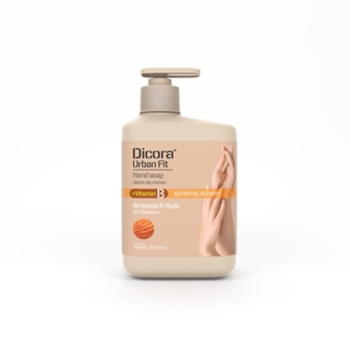 Течен сапун с витамин B, бадемово мляко и орехова есенция Dicora 500 мл