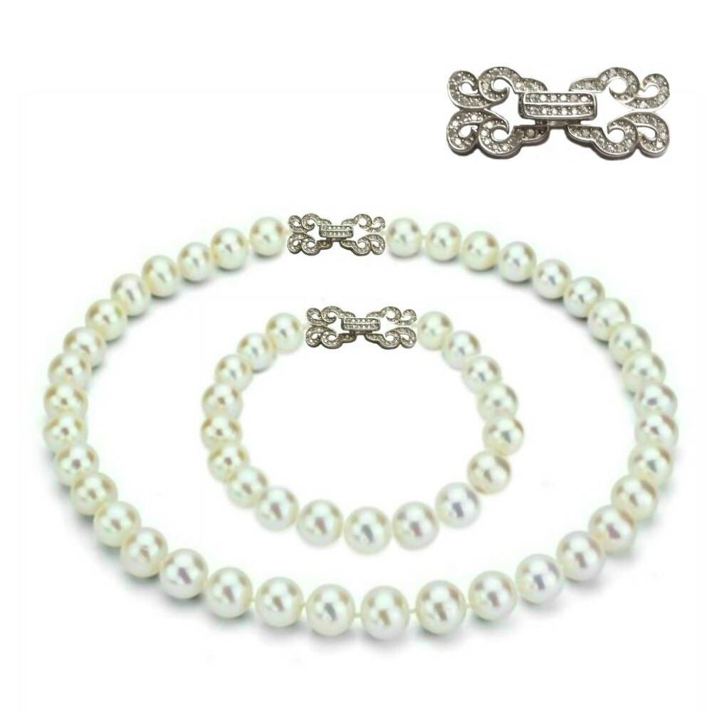 Set Business Argint 925 si Perle Premium