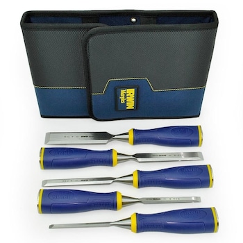 Set 5 dalti Irwin de 6-10-15-20-25 mm pentru lemn cu cap de lovire pentru utilizare cu ciocan Set 5 dalti Irwin de 6-10-15-20-25 mm pentru lemn cu cap de lovire pentru utilizare cu ciocan