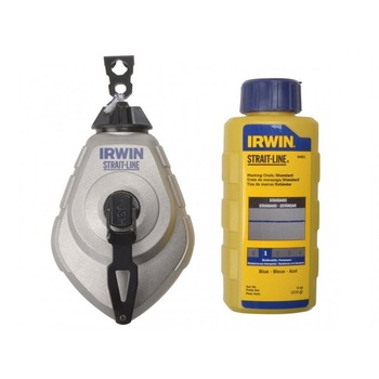 Set Irwin cu trasor Strait-Line 6X si creta albastra de 113 g Set Irwin cu trasor Strait-Line 6X si creta albastra de 113 g