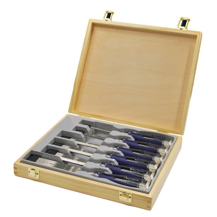 Set M750 S/P 6 dalti pentru lemn in cutie de lemn marca Irwin
