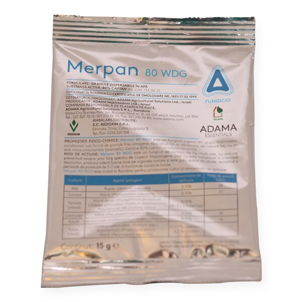 Fungicid Merpan 80 WDG 15g