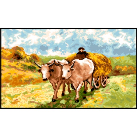 Az ökrös szekér - A gobelin készlet színes diagrammal - eMAG.hu