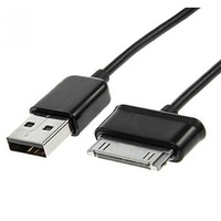 Cablu date / incarcare compatibil Samsung Galaxy Tab, 1m, usb 2.0 tata la 30 pini tata, negru