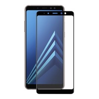 folie samsung galaxy a8 2018 cu sticla securizata asahi japonia protectie full cover 3d - negru imagen 52_0_
0