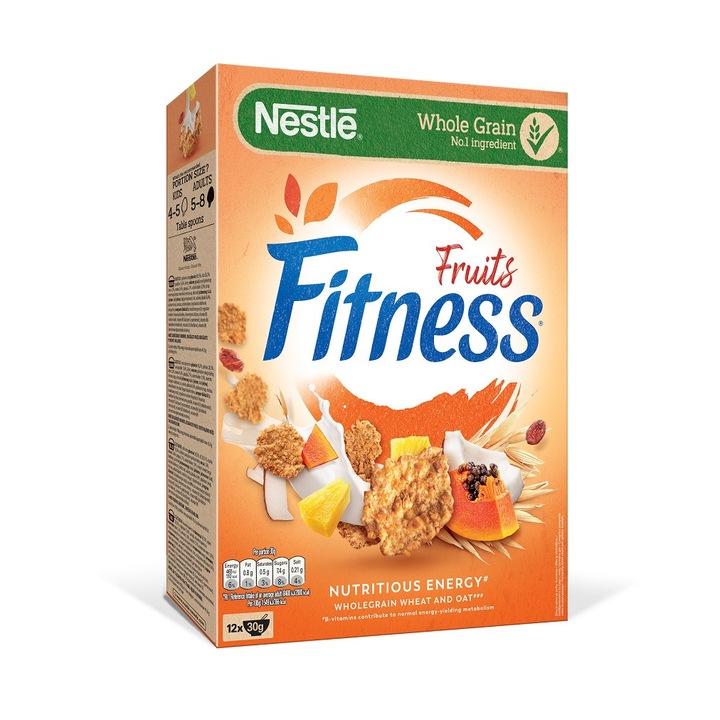 Зърнена закуска NESTLÉ® FITNESS® ПЛОДОВЕ 375g
