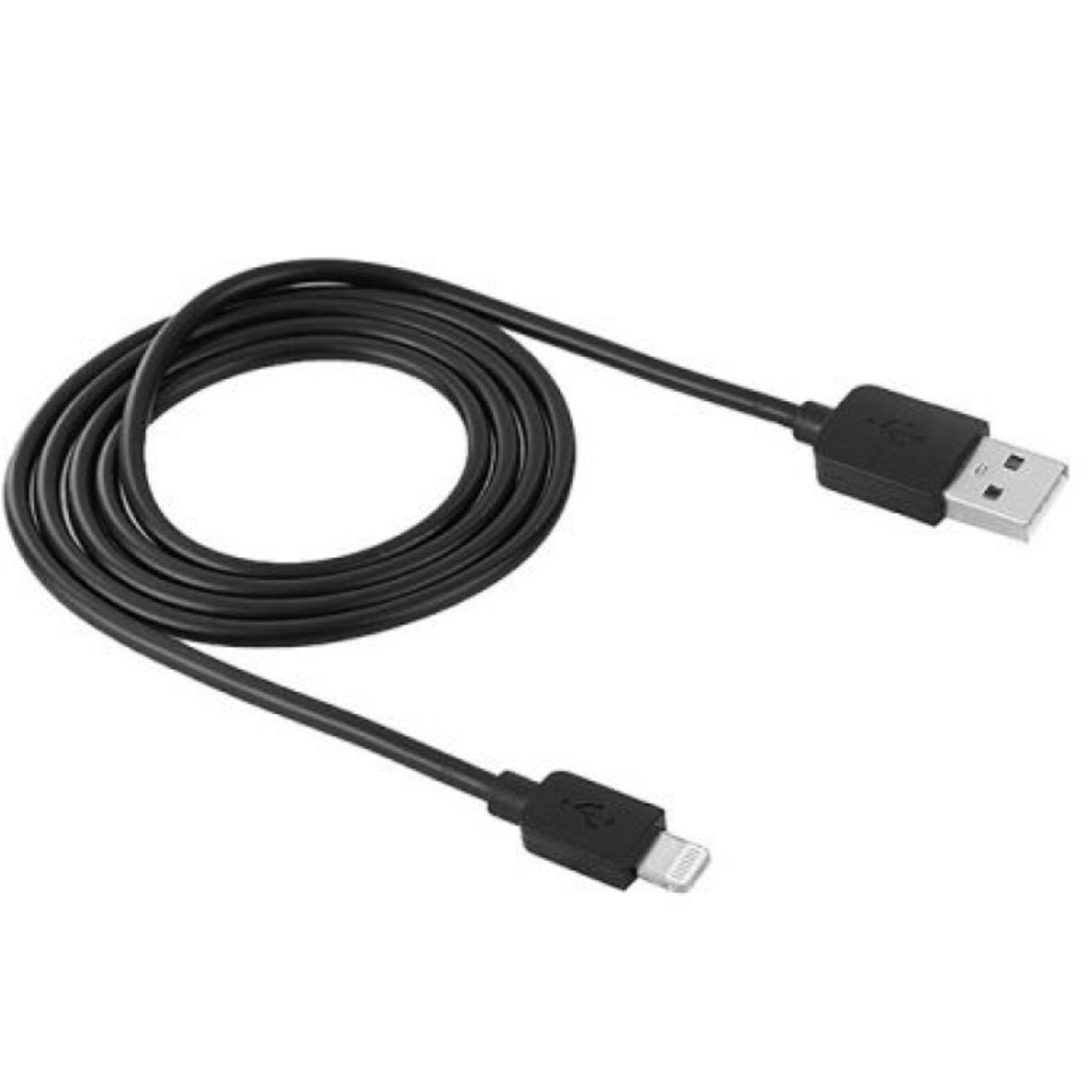 Cablu lightning de date / incarcare pentru iPhone, iPod, iPad, 2M, Negru, BBL460