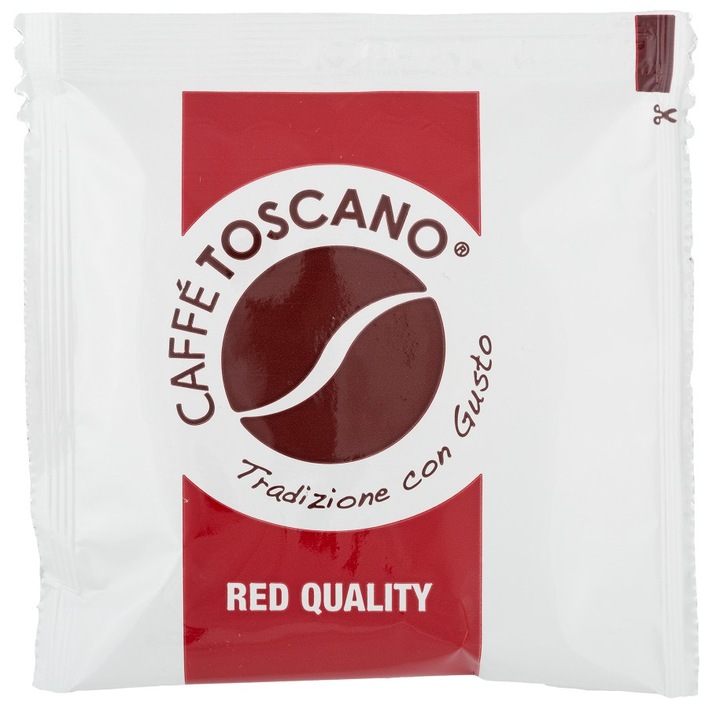 Кафе на дози Caffe' Toscano, Red Quality, 7 g, 150 бр в кашон